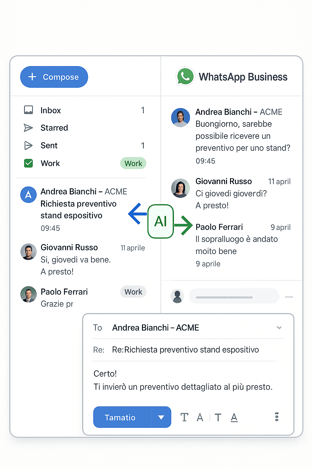 WhatsApp Business Integration Dashboard